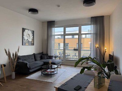 Exklusive 2-Zimmer-Penthousewohnung – hochwertig saniert, mit Balkon, Garage & Einbauküche