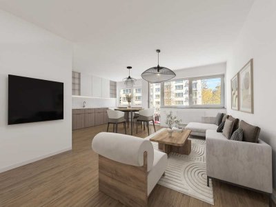 Provisionsfrei & saniert: Modernes Wohnen am Puls der Stadt - 3-Zimmer-ETW in Bestlage