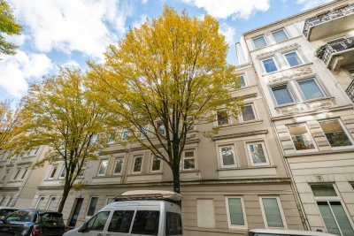 Der Mühlenkamp direkt um die Ecke: 2-Zimmer in Toplage in Winterhude