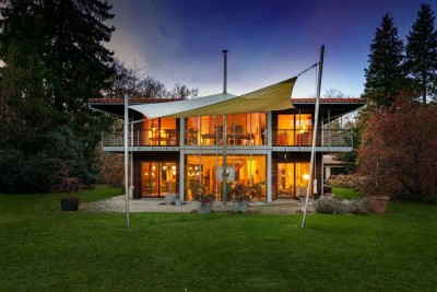 Nachhaltig, wohngesund und lichterfüllt in naturnaher Lage: Individuelles Domizil mit Wohlfühl-Flair