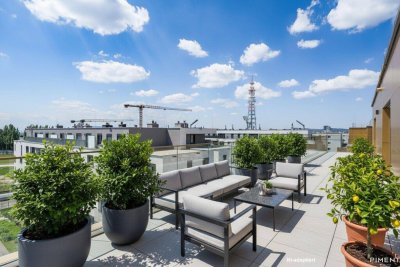 Provisionsfrei! Sonnige 3 - Zimmer DG-Wohnung im Erstbezug mit Terrasse