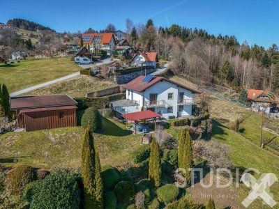 Gepflegtes Wohnhaus in herrlicher Aussichtslage mit großem Garten