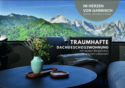 Provisionsfrei - Traumhafte Dachgeschosswohnung mit besten Bergblicken im alpinen Lebensstil