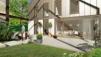 Townhouse C3 mit Südwest-Garten im Rheinblick! Atemberaubend schön!