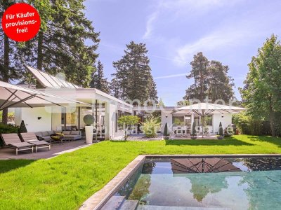 Einziehen, wohlfühlen und gut gehen lassen: Moderner Komfort-Bungalow im beliebten Villenviertel