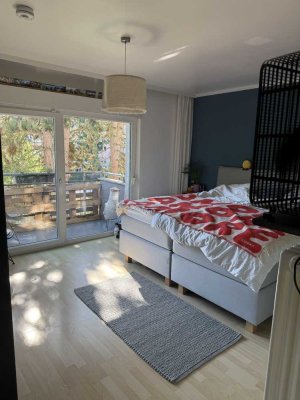 Zwischenmiete teilmöbliert bis 2 Jahre - 3-Zimmer mit EBK, 2 Balkon, Gartenmitbenutzung, Darmstadt