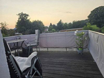 Charmante Wohnung mit Dachterrasse und Weitblick