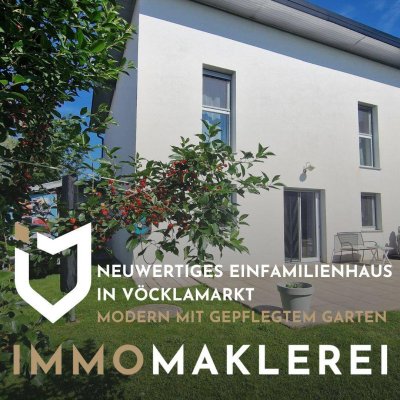 NEUWERTIGES EINFAMILIENHAUS MIT 5 ZIMMERMODERN MIT GEPFLEGTEM GARTEN