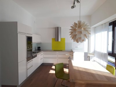 Single-Loft-Wohnung mitten in Dornbirn, 3 m Raumhöhe, (teilmöbliert)