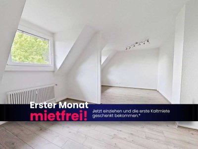 *1 NKM FREI* Gemütliche 2-Zimmer-Dachgeschosswohnung mit großer Küche und Wannenbad