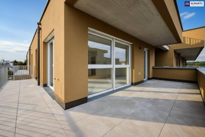 Jetzt zugreifen – Ihr Logenplatz! Eckwohnung mit Süd-West-Terrasse und Top-Aussicht! Ihre Chance auf Sonne, Ruhe &amp; Panoramablick in Kalsdorf bei Graz!