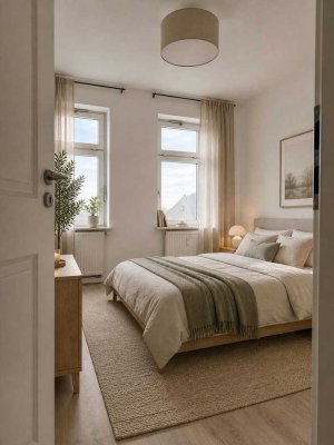 Teil- modernisierte 2,5-Zimmer-Wohnung mit neuer Einbauküche & hochwertiger Ausstattung (65 m²)