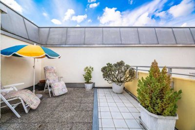 Für Familien und Individualisten! Maisonette-Wohnung mit Balkon und Dachterrasse!