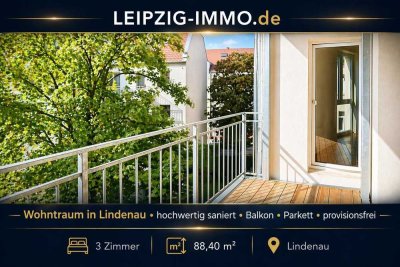 provisionsfreie Kapitalanlage im Trendviertel LINDENAU ** stilvoller Altbau ** Parkett ** Balkon **