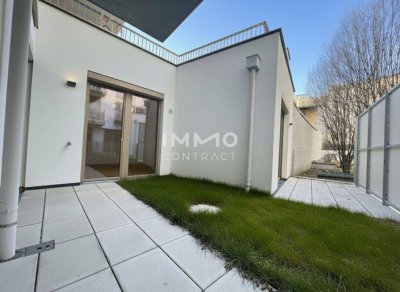 Großzügige Gartenwohnung mit sonniger Terrasse &amp; zwei Bädern – Erstbezug BEIM DONAUUFER