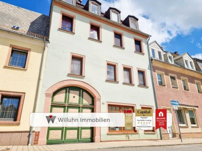 Kreis Leipzig -  Herrenhaus/Gutshaus - solide Rendite mit Potenzial - Gartenidylle, Stellplätze