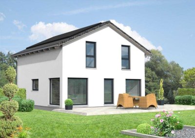 Großer Garten, 2 Bäder, Keller - natürlich als Plusenergiehaus