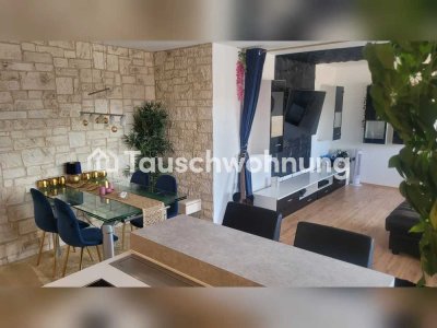 Tauschwohnung: Wohnung mit großem Ess- und Wohnbereich mit offener Küche