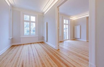 Stilvoll wohnen im Grindelviertel – herrschaftlicher Altbau mit 3,5 m Deckenhöhe & 2 Balkonen