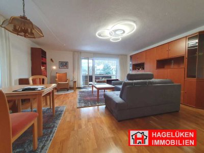 Komfortable, teilmöbl. 2,5 R.-Whg. (EG, Balkon, Aufzug, Gart.nutz.) in MH!