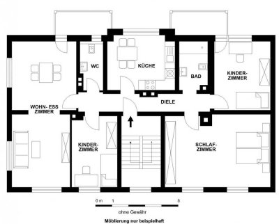 Modernisierte 4-Zimmer-Wohnung in Düsseldorf-Mörsenbroich