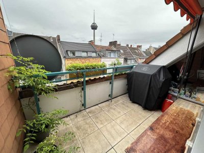 Traumhafte vermietete 3 Zi-Maisonette-Whg mit Balkon, 2 Bädern & Gäste-WC im 4. OG in Köln Ehrenfeld