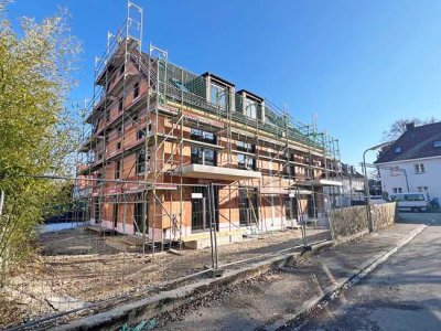 3,5-Zimmer-Gartenwohnung mit Westterrasse, Hobbyraum und extra Dusche in UG