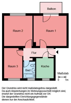 Bald mit Laminat und tapeziert - 3-Zimmer-Wohnung in Castrop-Rauxel Merklinde
