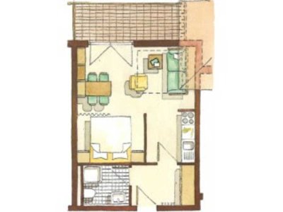 Geschmackvolle, modernisierte 2-Raum-Wohnung mit Balkon und Einbauküche in Greifswald Hansestadt