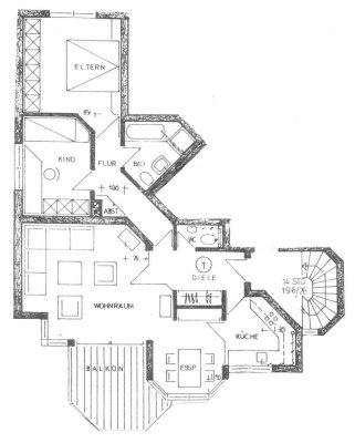 Elegante 3-Zimmer Wohnung mit Balkon in Düren