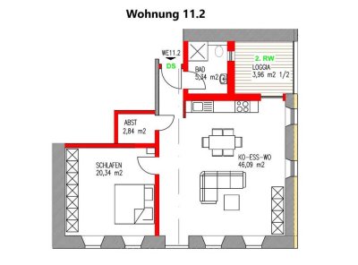 Sanierte Eigentumswohnung Schweich-Stadtmitte  - Günstige KFW Darlehen + Zuschuss 24.000 EUR