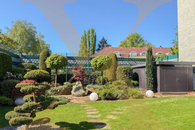 Außergewöhnliches, nahezu vollmöbliertes Einfamilienhaus mit Pool und Gartenidylle in Bestlage von Urfahr zu vermieten!