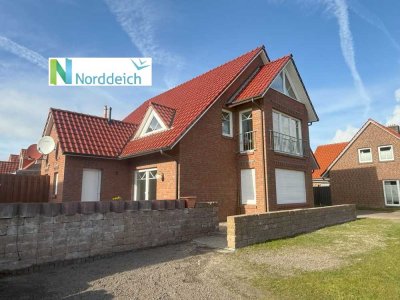 Attraktive und großzügige Doppelhaushälfte in begehrter Wohnlage von Norddeich!