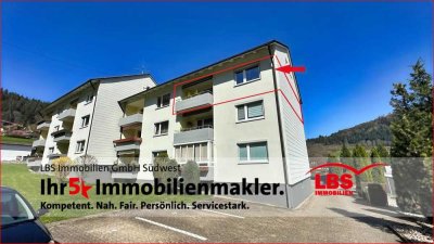 Etagenwohnung mit zwei Balkonen und Stellplatz