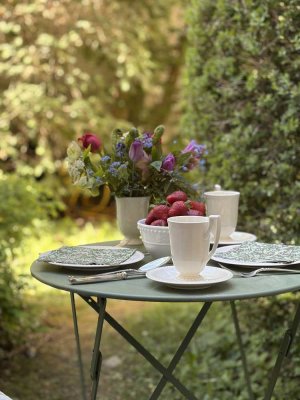 Stilvolles City-Apartment mit privater Gartenterrasse – möbliert & auf Zeit (24 Monate)-Toplage