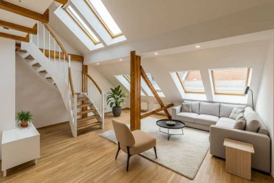 3-Zimmer-Dachgeschosswohnung mit Galerie in Stötteritz