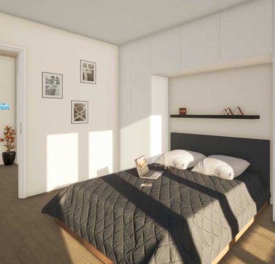 3 Zimmer Neubau Dachgeschosswohnung mit Terrasse mit Weitblick