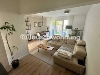 Tauschwohnung: Biete Reihenhaus mit Garten | Suche 2ZKB mit Parkplatz