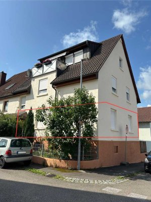 Gepflegte 3-Zimmer-Wohnung mit eigenem Garten in Besigheim