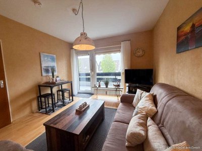 Gemütliche 2-Zimmerwohnung mit Loggia im 1. Obergeschoss – zentrale Lage in Büsum