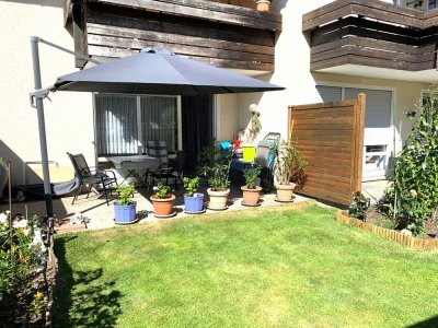 3-Zi.-EG-Whg. m. kl. Garten u. Hobbyraum in Anlage mit nur 8 Wohnungen