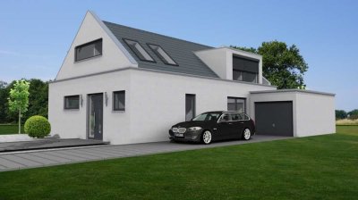 EFH in Gelsenkirchen inkl. Grundstück, Fußbodenheizung, freie Planung, schlüsselfertig.