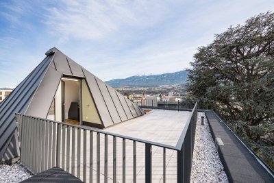 Penthouse mit 360° Dachterrasse im grünen Pradl