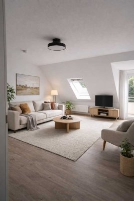 3-Zimmer Wohnung 65m² Dachgeschoß mit Balkon Wohnküche Duschbad in Kiel Wellingdorf Nähe FH