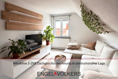 Attraktive 3-ZKB Dachgeschosswohnung in zentrumsnaher Lage