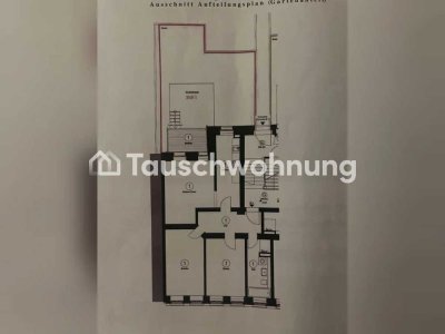 Tauschwohnung: 3-Raum Wohnung mit Garten