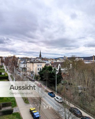 108 m² Penthouse-Wohnung mit Stadtpanorama · saniert 2025 · Einbauküche · Dachbodenbox · Stellplatz