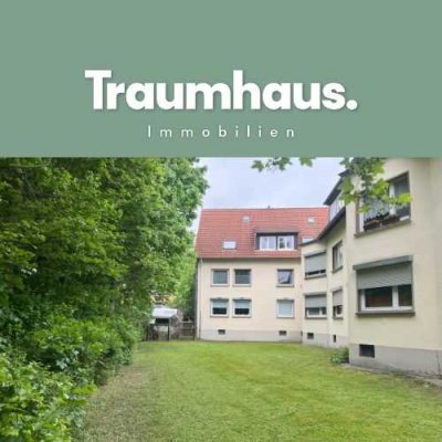 Solide Dachgeschosswohnung mit Entwicklungspotenzial