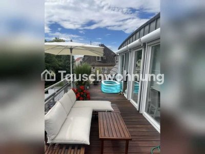 Tauschwohnung: Maisonette mit großer Dachterrasse in Köln-Lindenthal