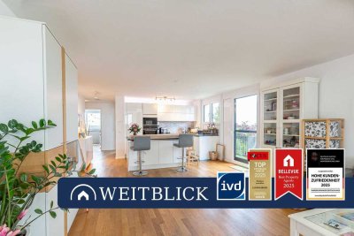 WEITBLICK: Gartentraumm am Feldrand!